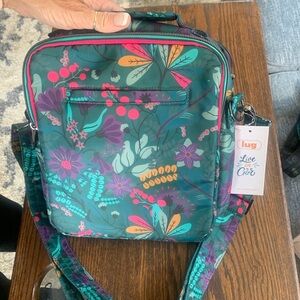Lug Wrangler crossbody evermore flora green